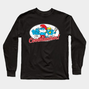 Smurfs - Communism dark Long Sleeve T-Shirt